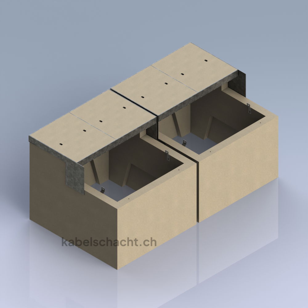 2x FB-9-5T für Kabine 500x2200mm