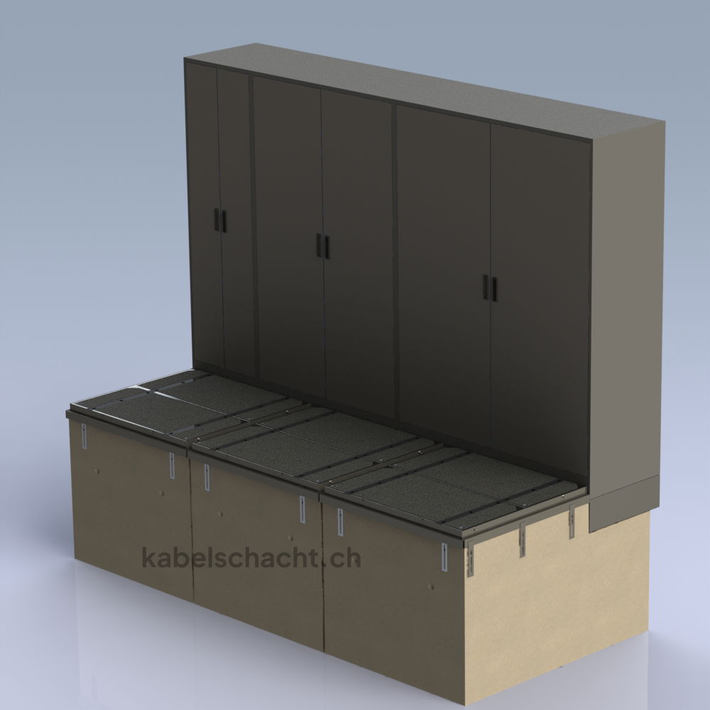 SC-ECO.3316.90.PAK Fundament für Letrona Mehrfachkabine