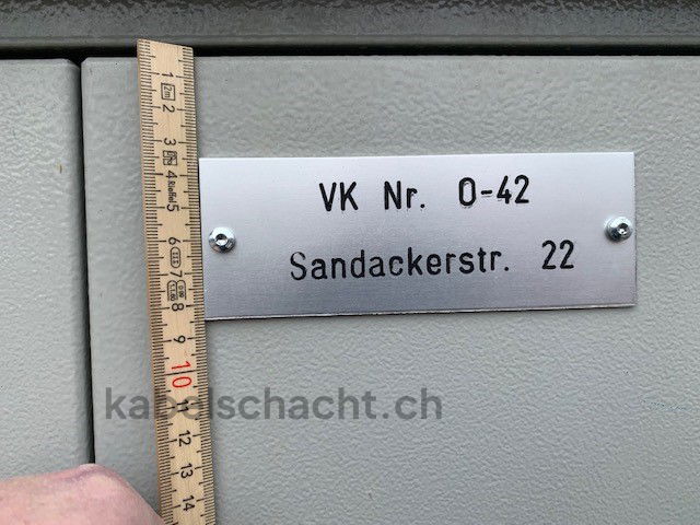 Beschriftung KV Türe (Typ 2)