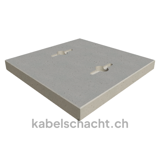 SC.0505.D.A15.TR Betondeckel m. Loch zu 40/40 Schacht